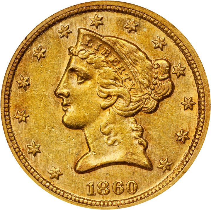 1860-C $5  MS thumbnail 9