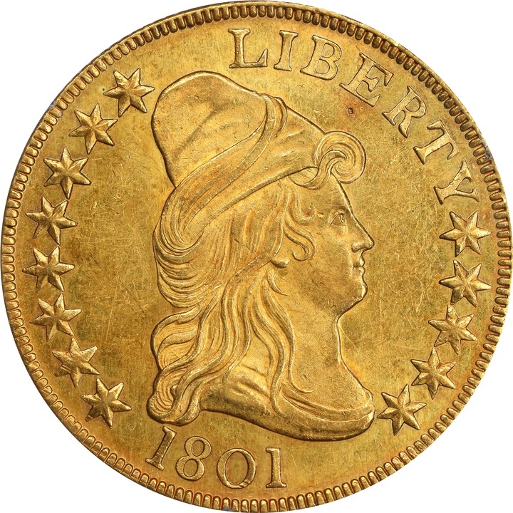 Image for 1801 $10 AU58
