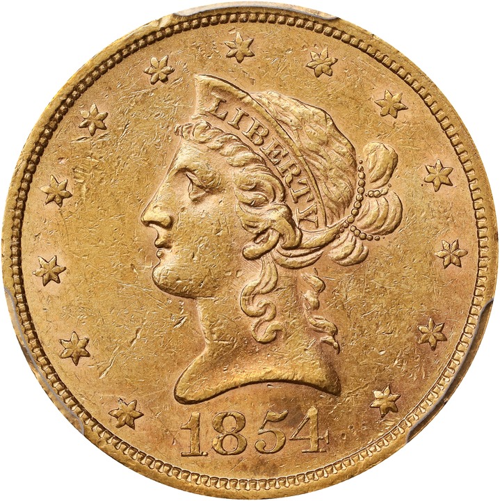 1854-S $10  MS thumbnail 13