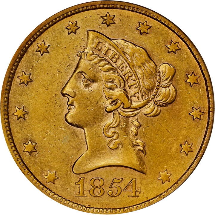 1854-S $10  MS thumbnail 14