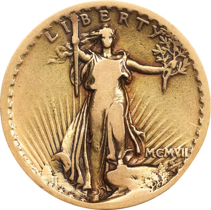 Saint Gaudens Gold Double Eagle High Relief $20 Gold MS Values