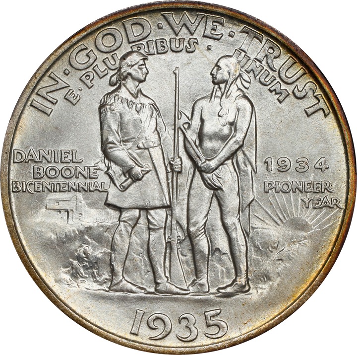1935/34 50c Boone MS66 thumbnail 4