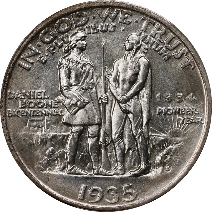 1935/34-S 50c Boone MS67 thumbnail 6