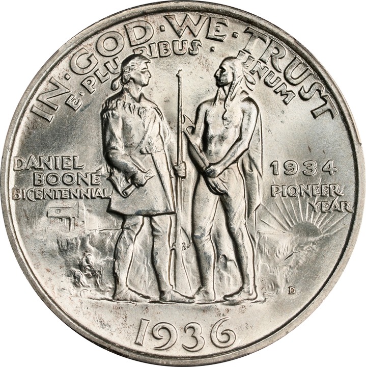 1936-D 50c Boone AU50 CAC thumbnail 24