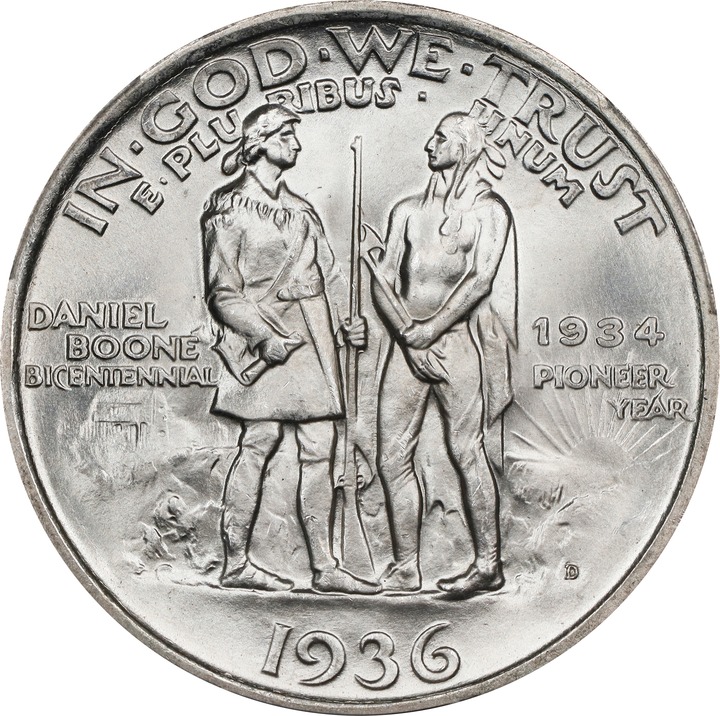 1936-D 50c Boone AU50 CAC thumbnail 18