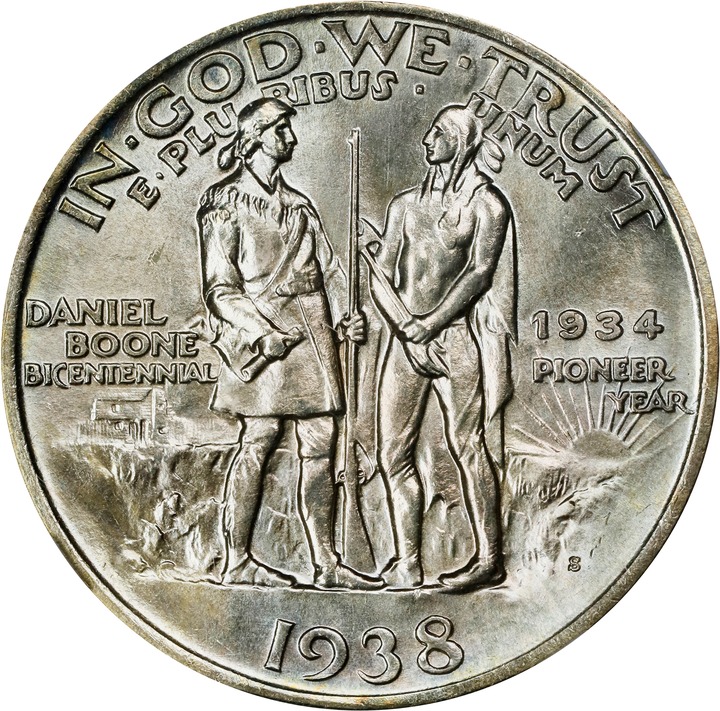 1938-S 50c Boone MS67 thumbnail 4