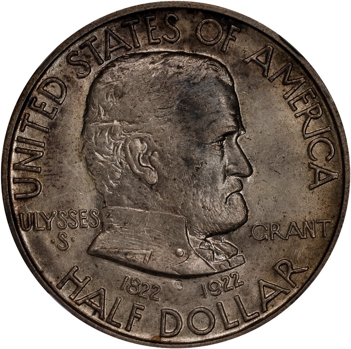 1922 50c Grant Memorial, without Star G4 thumbnail 3