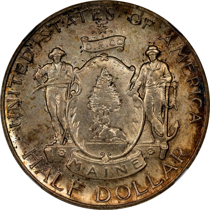 1920 50c Maine VF20 thumbnail 7