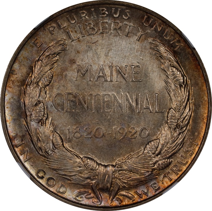 1920 50c Maine VF20 thumbnail 8