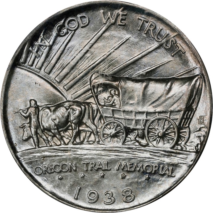 1938 50c Oregon Trail MS67 thumbnail 2