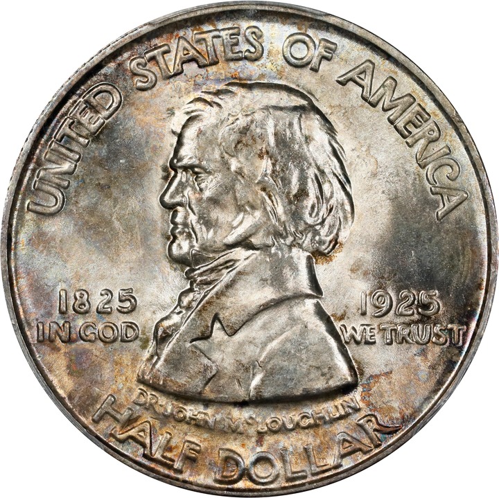 1925 50c Fort Vancouver MS67 thumbnail 3