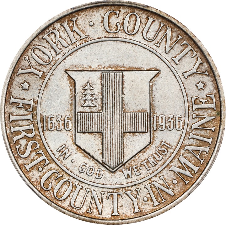 1936 50c York County VF25 thumbnail 3