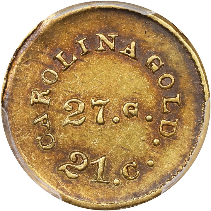 (1842-52) G$1 A.Bechtler, 27 GR, 21C, PE, K-24 VF20 thumbnail 4