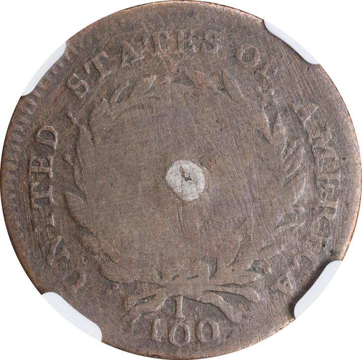 1792 P1c Copper, with Silver Plug, J-1 MS BN thumbnail 14