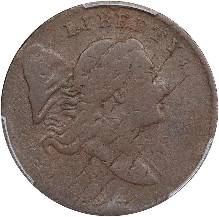 1794 1/2c Small Edge Letters, C-1b MS BN thumbnail 2