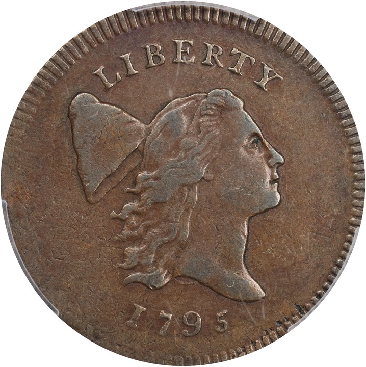 1795 1/2c No Pole, Plain Edge, C-5a MS BN thumbnail 4