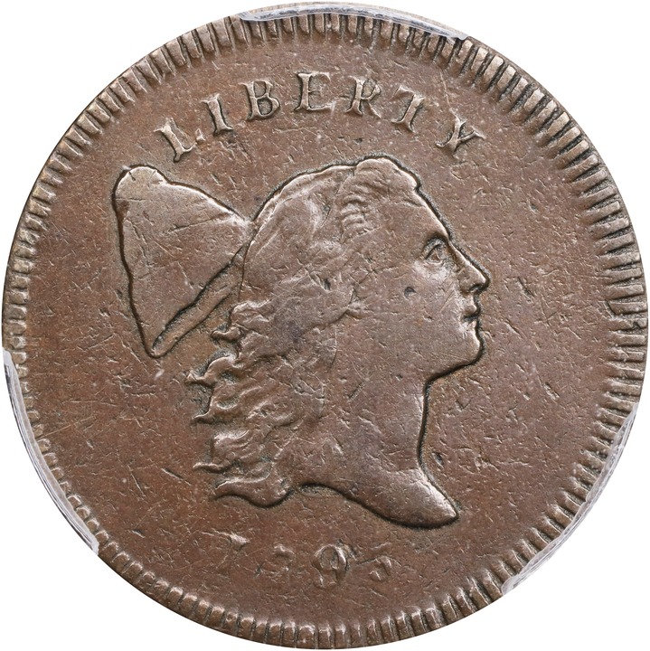 1795 1/2c No Pole, Plain Edge, C-5b MS BN thumbnail 3