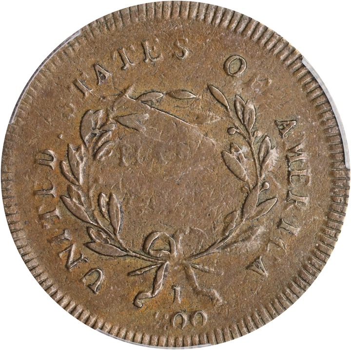 1795 1/2c No Pole, Plain Edge, C-5b MS BN thumbnail 5
