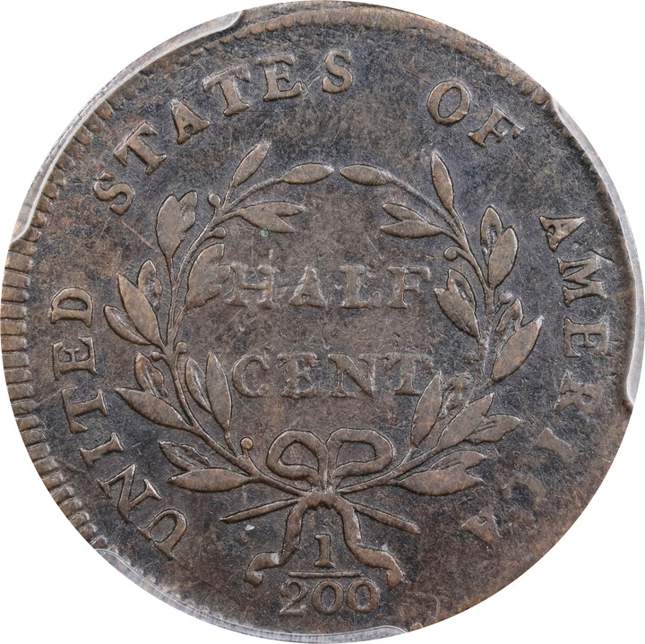 1797 1/2c Plain Edge, Centered Head MS BN G4 BN thumbnail 25