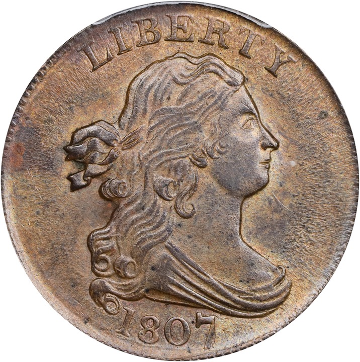 Image for 1807 1/2c C-1 MS BN MS63 BN