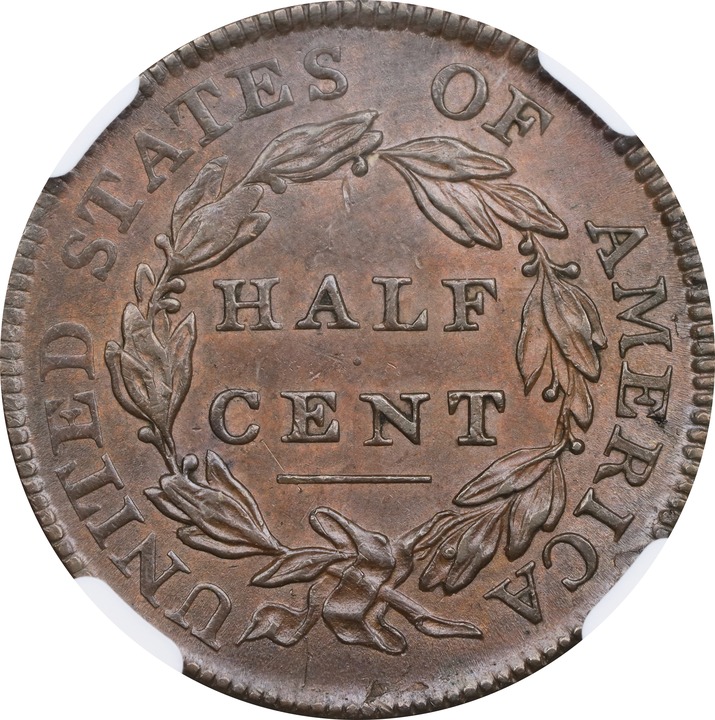 1809 1/2c Normal Date, C-6 MS BN F12 BN CAC thumbnail 22
