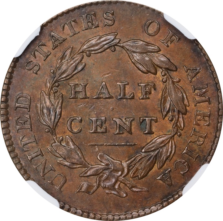 1825 1/2c C-1 MS BN thumbnail 6