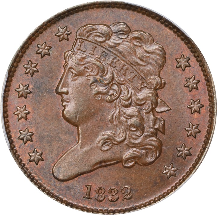 1832 1/2c C-2 MS BN thumbnail 6