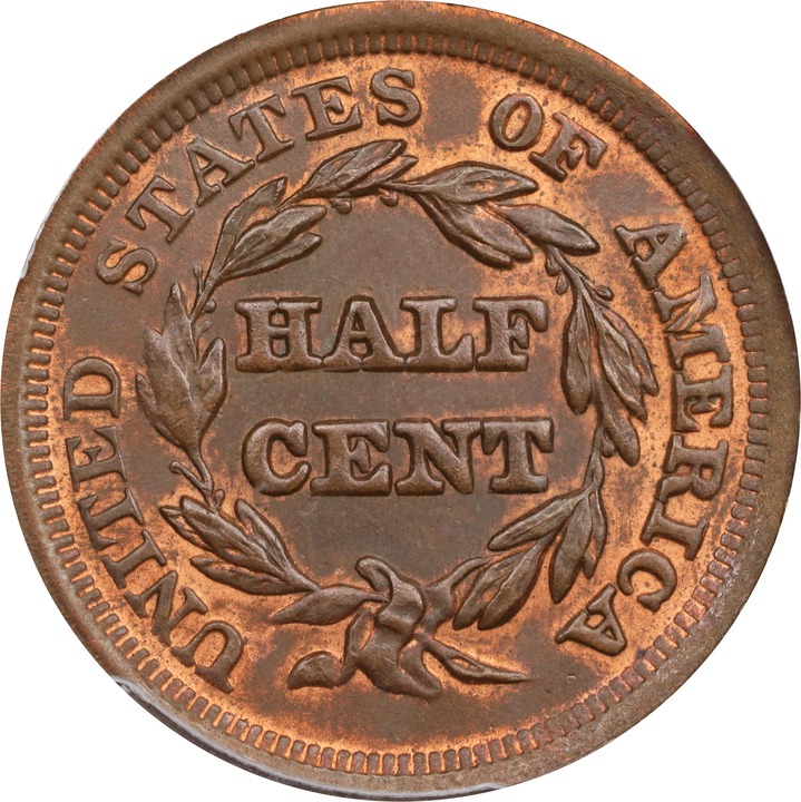 1853 1/2c MS RB MS65 RB thumbnail 4