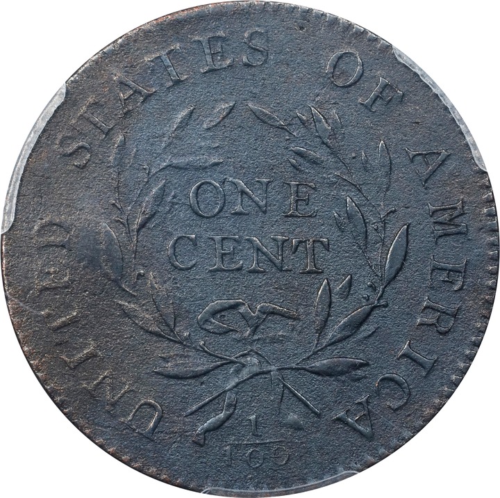 1794 1c Head of 1793, S-18b  MS BN thumbnail 7