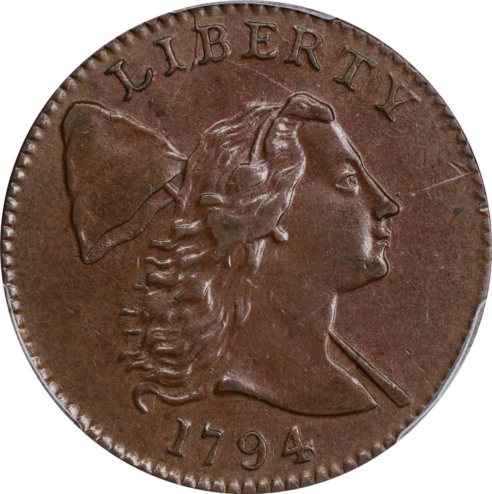 1794 1c Head of 1794, S-21  MS BN thumbnail 6