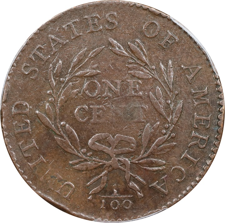 1794 1c Head of 1794, S-24  MS BN thumbnail 10