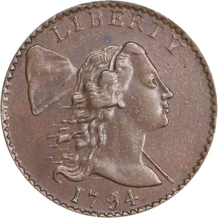 1794 1c Head of 1794, S-26  MS BN thumbnail 4