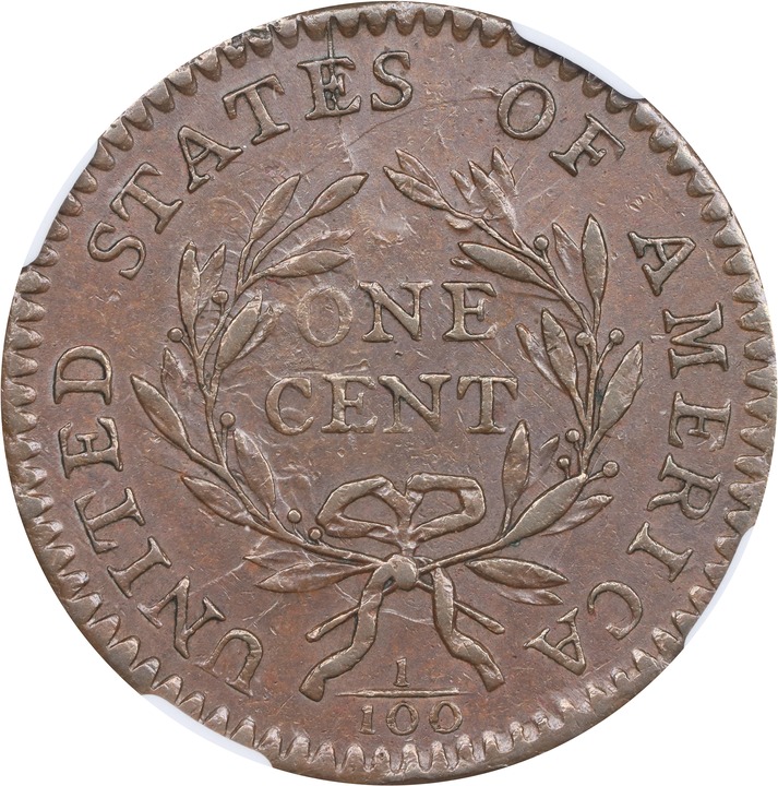 1794 1c Head of 1794, S-26  MS BN thumbnail 8
