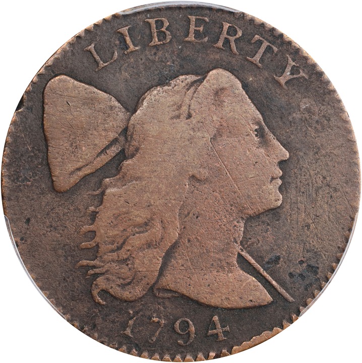 1794 1c Head of 1794, S-27  MS BN thumbnail 3