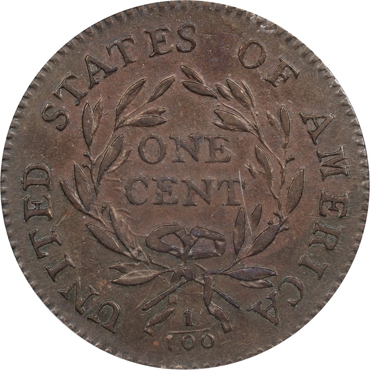 1794 1c Head of 1794, S-28  MS BN thumbnail 20