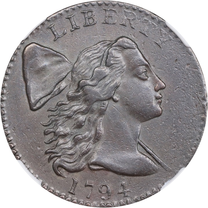 1794 1c Head of 1794, S-32  MS BN thumbnail 3