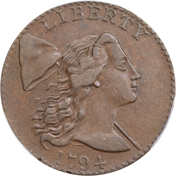 1794 1c Head of 1794, S-41  MS BN thumbnail 4