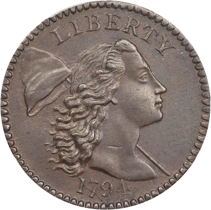 1794 1c Head of 1794, S-43  MS BN thumbnail 3