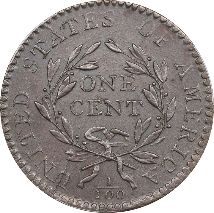 1794 1c Head of 1794, S-43  MS BN thumbnail 5