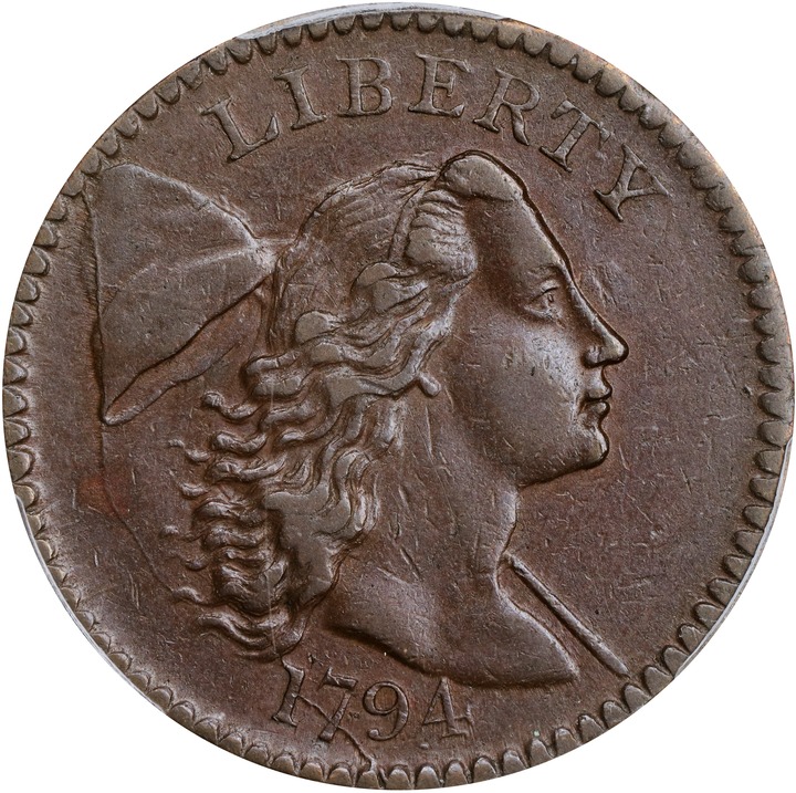 1794 1c Head of 1794, S-44  MS BN thumbnail 8