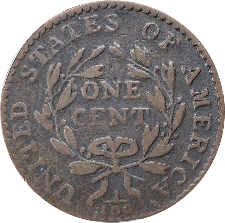 1794 1c Head of 1794, S-45  MS BN thumbnail 7