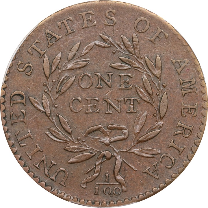 1794 1c Head of 1794, S-49  MS BN thumbnail 7