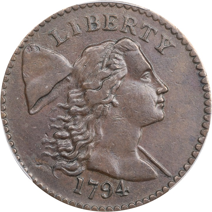1794 1c Head of 1794, S-51  MS BN thumbnail 3