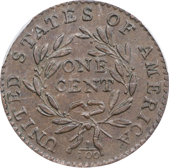 1794 1c Head of 1794, S-51  MS BN thumbnail 5
