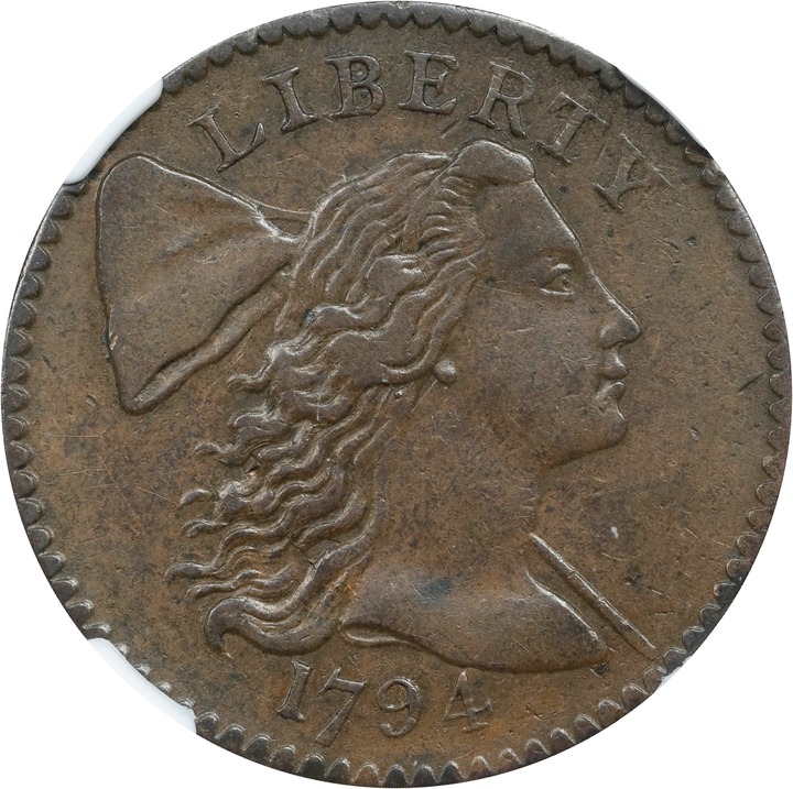 1794 1c Head of 1794, S-54  MS BN thumbnail 3