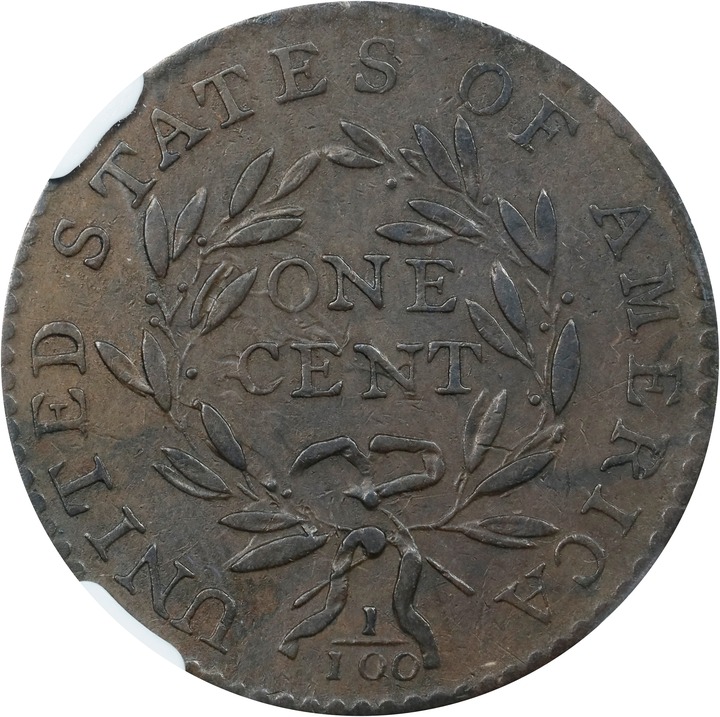1794 1c Head of 1794, S-54  MS BN thumbnail 5