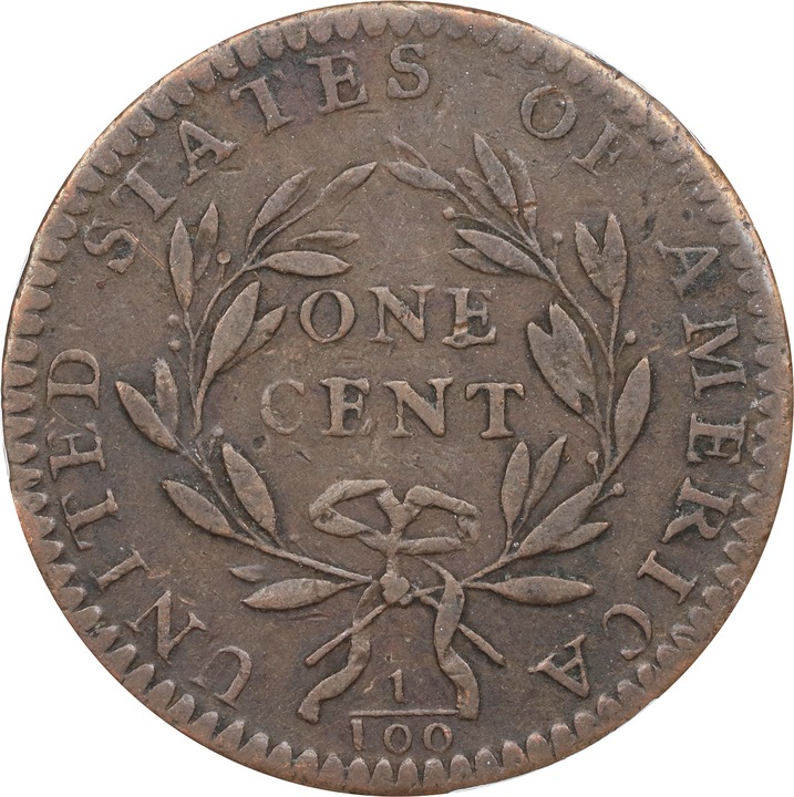 1794 1c Head of 1794, S-63  MS BN thumbnail 10