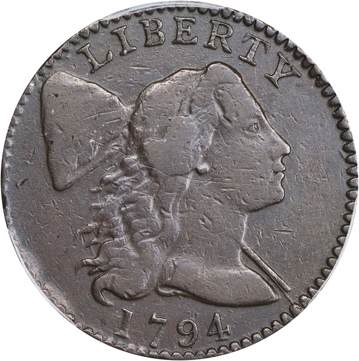 1794 1c Head of 1794, S-66  MS BN thumbnail 2