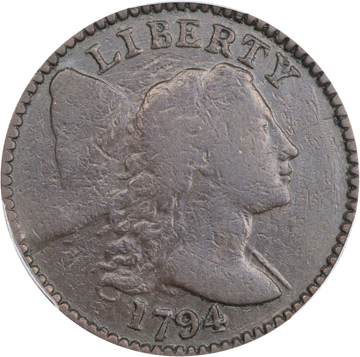 1794 1c Head of 1795, S-68  MS BN thumbnail 3