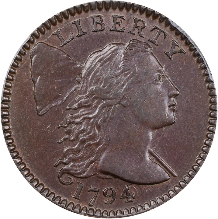 1794 1c Head of 1795, S-71  MS BN thumbnail 3